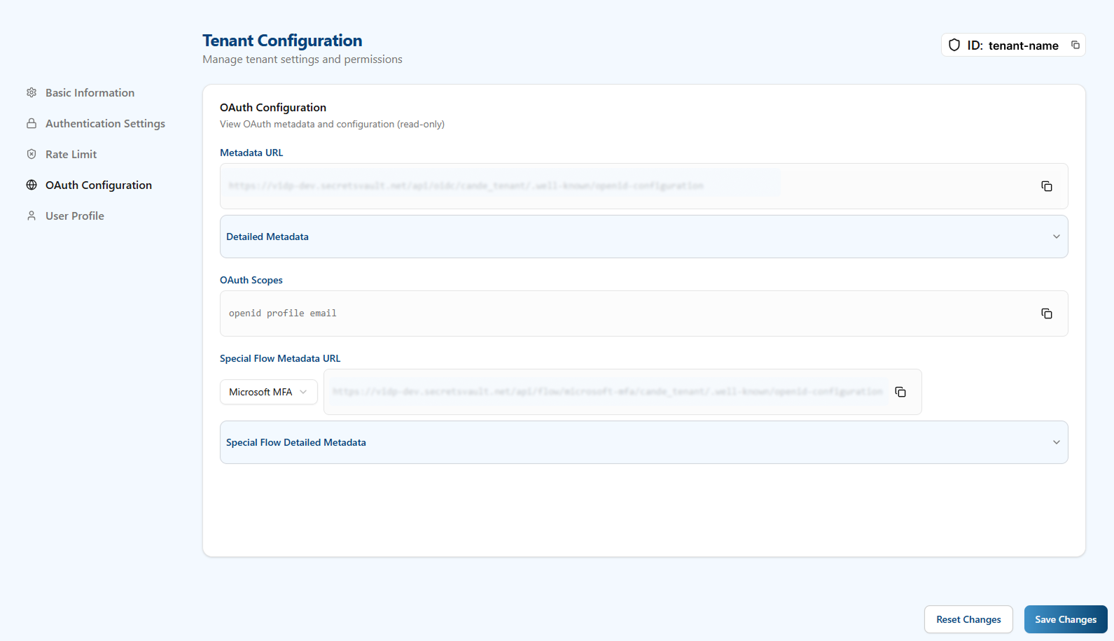OAuth Configuration