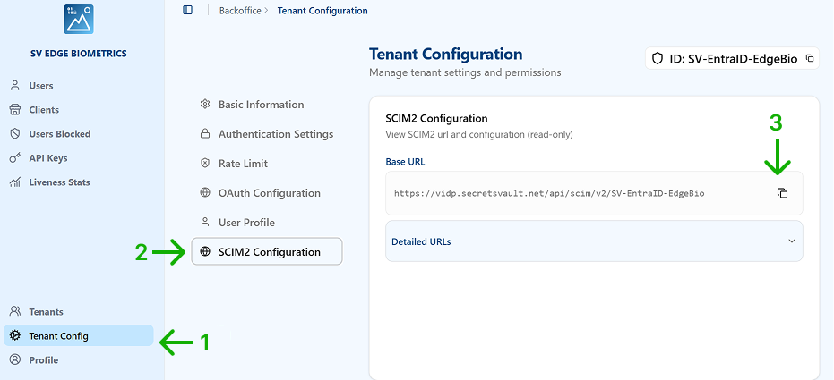 SCIM2 Base URL