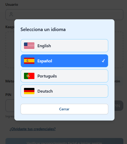 Select Language Options
